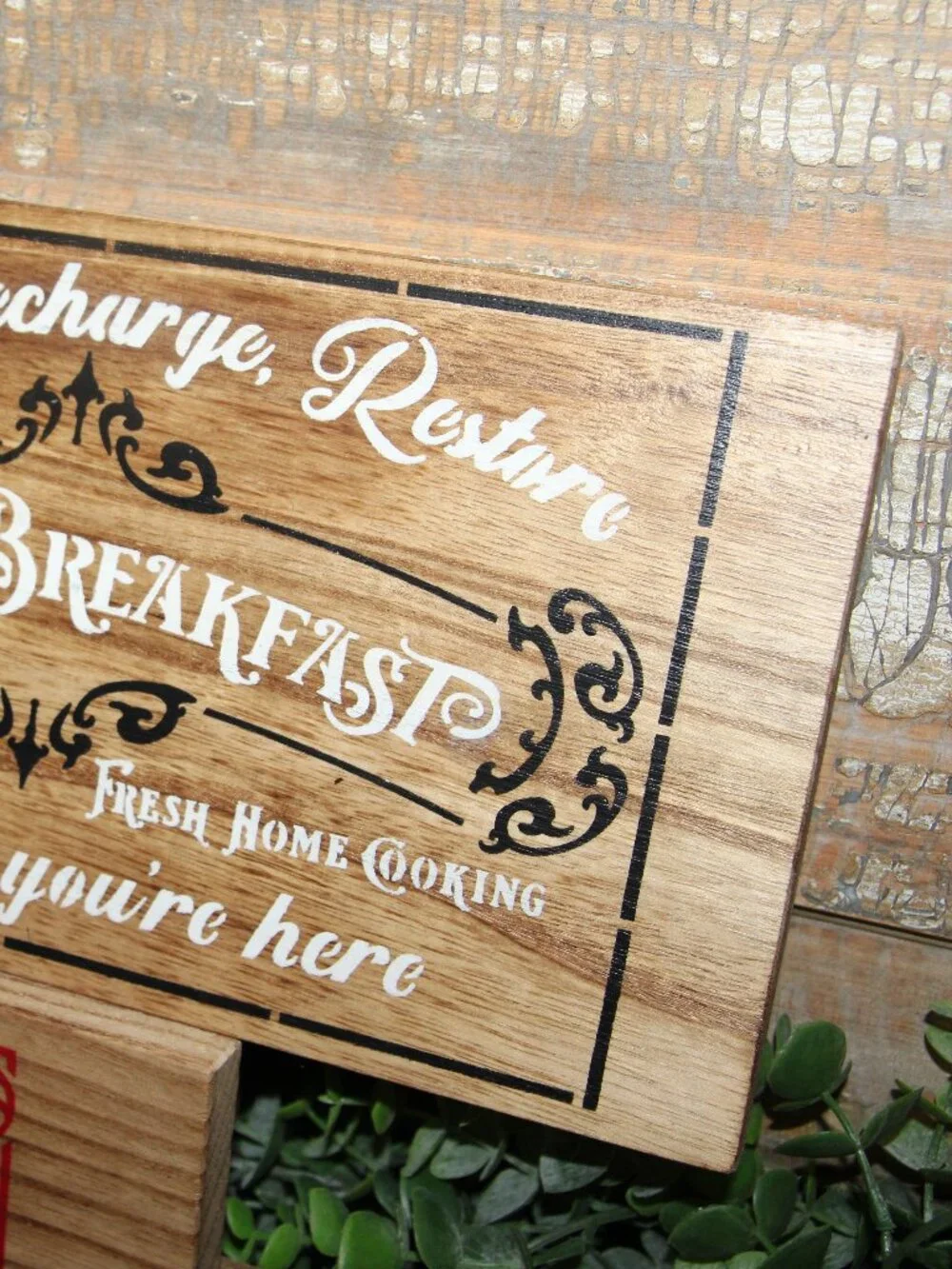 NEW French Country Farmhouse FLEA MARKET-BED & BREAKFAST Wall Decor Sign Bundle